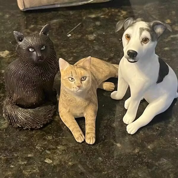 Custom Pet Wedding Cake Topper