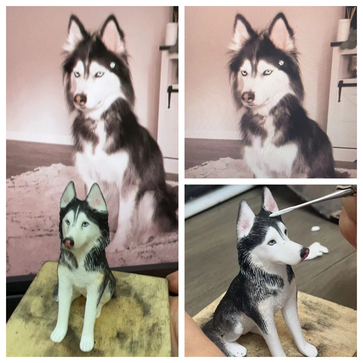 Custom Pet Wedding Cake Topper
