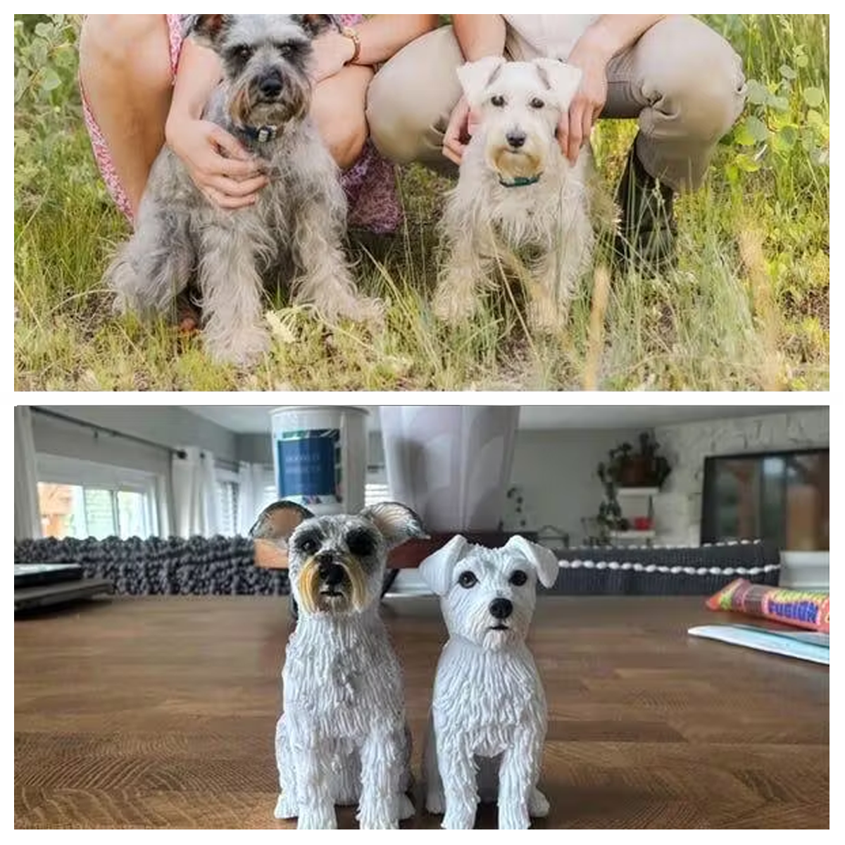 Custom Pet Wedding Cake Topper