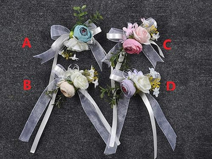 Custom Bridal Hanger - 4 Flower Accessories