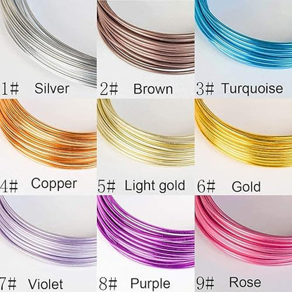 Custom Bridal Hanger - 9 Colors of Aluminum Wire to Choose From