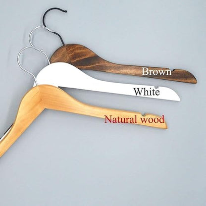 Custom Bridal Hangers - 3 Hanger Colors