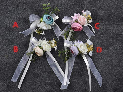 Custom Wedding Hangers - 4 Flower Accessories