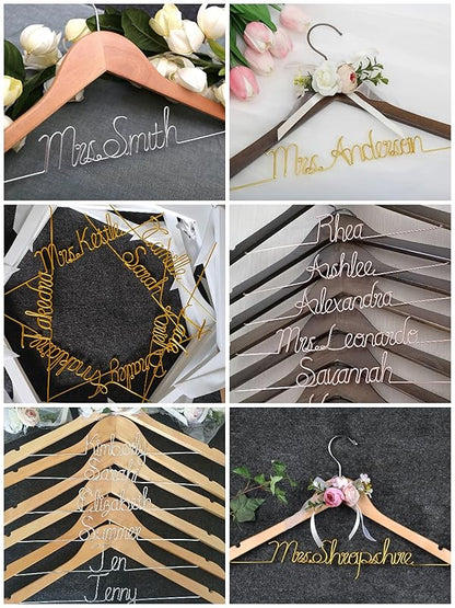 Custom Wedding Hangers - Customized to your needs