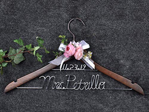 Customized Bride Hanger-Brown